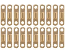 20 Stuks Roterende Messing Touwgespen met 5 Mm Binnendiameter en Sterke Trekkracht voor Diverse Toepassingen