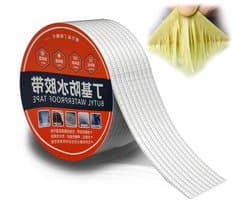 Butyl Tape 50 mm x 10 m - Waterdichte Zelfklevende Tape voor Buiten, Sterke Hechting en Reparatie van Schade