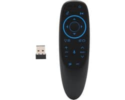 Draadloze Afstandsbediening voor Android TV met Spraakbesturing en Bluetooth Verbinding, Ideaal voor Gemakkelijk Gebruik