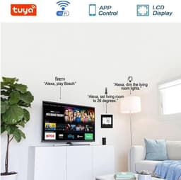 Slimme WiFi Thermostaat voor Elektrische Vloerverwarming met LCD Touch Screen en Spraakbesturing — thumbnail 3