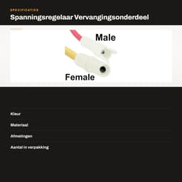 Dailygoods- Spanningsregelaar Vervanging voor B&S 491546 - Geschikt voor 150117/150202/150212 - Motoren 28B700/28M700 - Compatibel met 21A800/21A900 - Vervangingsonderdeel 31A500 - Betrouwbare werking - Regelaar — thumbnail 4