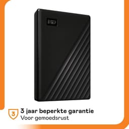 Externe Harde Schijf - Mobiele Opslag - Bestanden Opslaan - Wachtwoord Beveiliging - 1 TB - Zwart — thumbnail 5