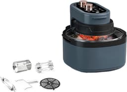 Flip-Free Air Fryer Huishoudelijke Automatische Roterende Oven Visuele Multifunctionele 8L Grote Capaciteit Elektrische Oven — thumbnail 1