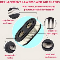 2 stuks - Grasmaaierfilters - 593260: Luchtfilter voor grasmaaiers met motoren zoals de 550ex, 675exi en 725exi. - 798452: Luchtfilter voor Troy-Bilt grasmaaiers zoals de TB110, TB200 en TB230. — thumbnail 4