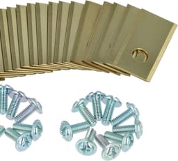 Reservemessen Grasmaaier - Robotmaaier messen - Gazon Onderhoud - Hoge Snijefficiëntie - 35 x 18 mm - Goud — thumbnail 2