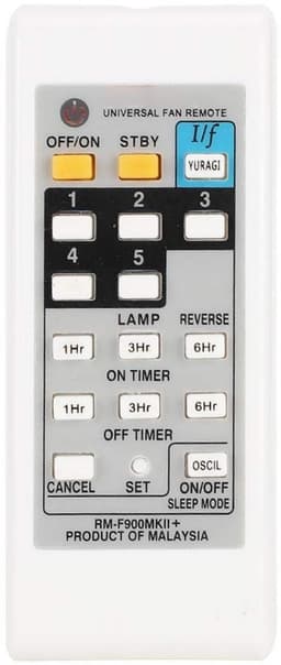 Dailygoody - Universele Elektrische Ventilator - Afstandsbediening - Wit - Vervanging - 1 stuk — thumbnail 1