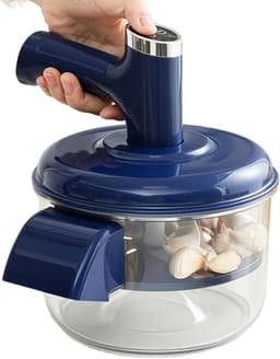 Elektrische Druiven Schilmachine - Automatische Peller - Fruit Schillen - Snelle Verwijdering - 20.8L x 20.8W x 25H cm - Blauw — thumbnail 1