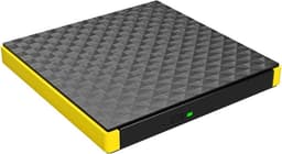 Extern Dvd-station - Dvd Brander - Films Kijken - Intelligente Geluidsdemping - 14.1 cm Breed - Geel — thumbnail 1