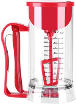 Elektrische Beslag Dispenser - Beslag Mixer - Bakken Maken - Automatisch Mengen - 1500 ml - Wit — thumbnail 1