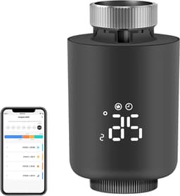 SnelShoppen - Smart Thermostaat Radiator Ventiel - Programmeerbaar, Zigbee Temperatuurregeling, App Besturing, Compatibel met Alexa en Google Home, LC — thumbnail 1