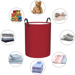 Wasmand - Kledingmand Opberger - Kleding Sorteren - Waterdicht Oxford Doek - 62.8L - Zwart — thumbnail 5