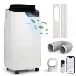 Komodo Frosty+ Mobiele Airco 12000 BTU – 4-in-1 Airconditioner – WiFi App & Afstandsbediening – Airco met Raamafdichtingskit & Afvoerslang – Ontvochtiger & Ventilator — thumbnail 1