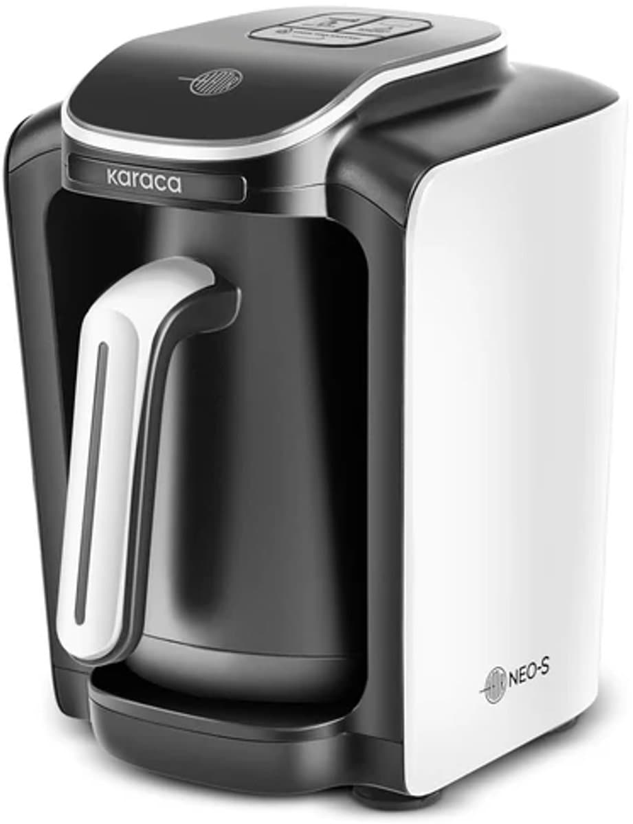 Karaca Hatır Neo Turkse Koffiemachine met Melk – Porselein Wit – Automatisch – 1-5 Kopjes – Elektrische Cezve – Kozde Functie – Overkookbeveiliging — afbeelding 1