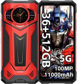 DOOGEE S200 Plus Robuuste Smartphone 5G - 36 GB RAM 512 GB ROM - 11100 mAh 33W - Android 15 Robuuste Telefoon - 6,72 inch+1,32 AMOLED display - GPS,NFC,OTG,Face ID - Rood — thumbnail 1