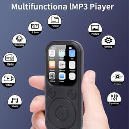 MP3 Speler - Muziekspeler Digitale Audio - Reizen Muziek Luisteren - 128 GB Uitbreidbaar - 2.01 Inch IPS Scherm - Zwart — thumbnail 5