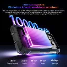 Blackview ROCK 3 - Robuuste Smartphone - 4G - 24GB RAM - 256GB ROM - 6.78inch 120Hz - 10000mAh Robuuste Telefoon - Android 16 - NFC - GPS - Oranje — thumbnail 14