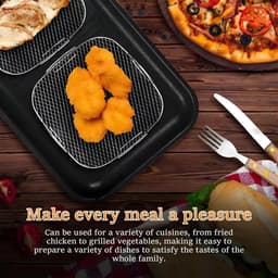 Airfryer rooster, accessoire geschikt voor het grillen van de airfryer, gemaakt van 304 roestvrij staal, geschikt voor grillen en stomen. — thumbnail 2