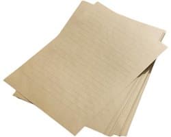 Lined A4 Schrijfpapier voor Vintage Uitnodigingen en Decoraties, Dubbelzijdig, 100 Vellen