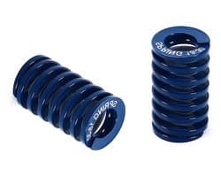 Compressieveer - Drukveer Malveer - 3D Printer Verwarming - Hoge Sterkte Rechthoekig - 18mm OD 9mm ID - Blauw