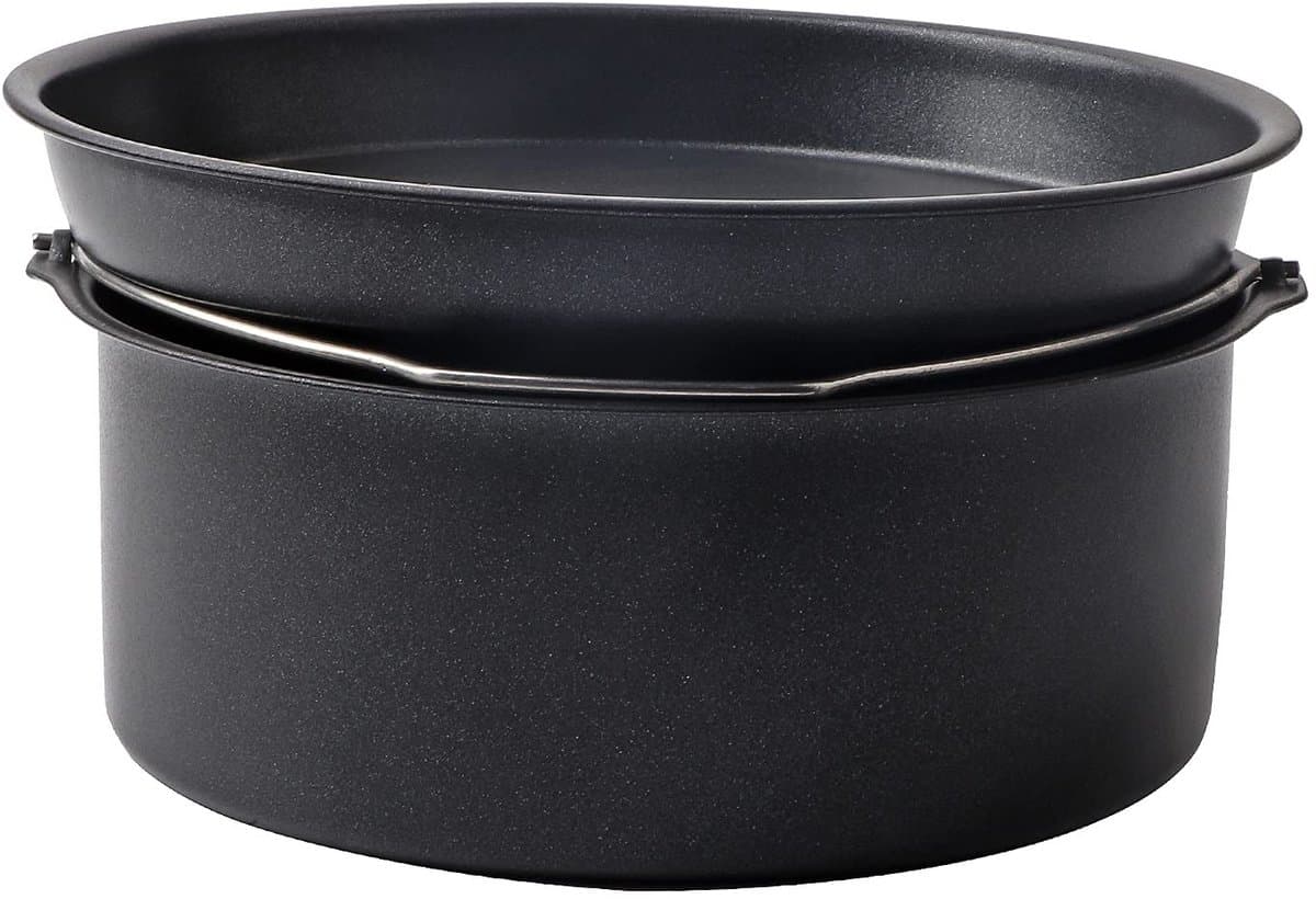 Cosensi - Air Fryer Accessoires - Ronde Taartvorm - 8 Inch - Pizzapan - Ideaal voor Frittata en Lasagne - Geschikt voor alle elektrische friteuses — afbeelding 1