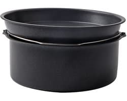 Cosensi - Air Fryer Accessoires - Ronde Taartvorm - 8 Inch - Pizzapan - Ideaal voor Frittata en Lasagne - Geschikt voor alle elektrische friteuses
