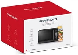 Magnetron met grill - Oven met grill - Snel gerechten bereiden - 25 liter inhoud - 28.8 cm draaiplateau - Zwart — thumbnail 3