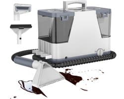 Bank Stofzuiger - Meubelreiniger Extractor - Intensieve Reiniging - Verstelbaar Vermogen - 4 Liter Capaciteit - Wit