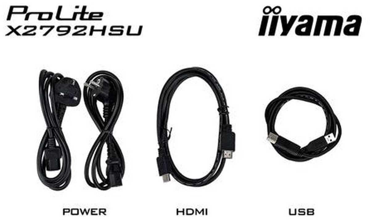 iiyama ProLite X2792HSU-B1 - 27 inch - Full HD - IPS - USB-Hub (2x) - Energy label B — afbeelding 1