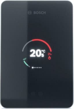 Bosch EasyControl slimme thermostaat zwart + 2 Bosch Slimme Radiatorknop — thumbnail 1