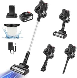 Cellista Steelstofzuiger Draadloos 30000Pa - 3-in-1 Handstofzuiger Zonder Zak - HEPA Filter - Lichtgewicht 2,7 kg - Krachtige Accu Stofzuiger voor Huisdierharen — thumbnail 1