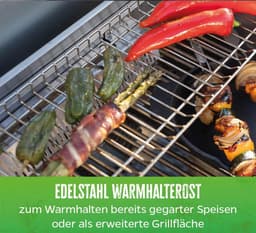 Inbouw gasbarbecue 74 x 54 x 49 cm – 4 branders RVS met gietijzeren roosters, kijkvenster, 14 kW vermogen, verlichte knoppen & dubbelwandig deksel – HomebyNicole G401G Premium Outdoor Keuken Grill — thumbnail 5
