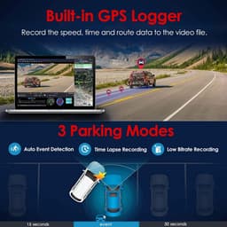 Auto Camera - Rijrecorder - Veilig Rijden - Hoge Kwaliteit Video - 2 inch LCD - Zwart — thumbnail 2