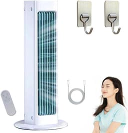 Draagbare Airconditioner - Mini Aircooler - Persoonlijke Koeling - Ultra Stil Ontwerp - 32.5 x 7.5 x 7.5CM - Wit — thumbnail 1