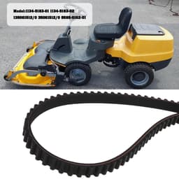 Dailygoods- Gekartelde Riem 1248 mm - Compatibel met Stiga Park 220 95 EL QF - Breedte 12 mm - Tandhoogte 8 mm - Aantal Tanden 156 - Isometrisch Zaagtandpatroon - Grasmaaier Riem — thumbnail 2