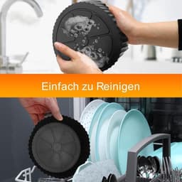 Siliconen vormen voor heteluchtfriteuse - 2 stuks - herbruikbaar - geschikt voor 8 liter - airfryer accessoires — thumbnail 4