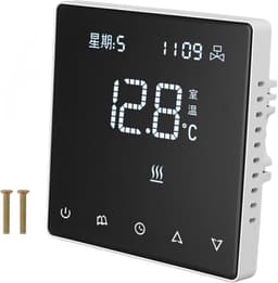 Slimme Wifi Thermostaat - Digitale Regelaar - Comfort Verhoging - Dubbele Verwarming Controle - 5-45 Graden - Wit — thumbnail 4