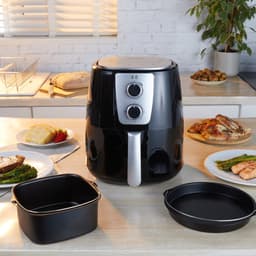Petra 5,2L Air Fryer - Pizzaplaat & Cakevorm, Antiaanbaklaag — thumbnail 8