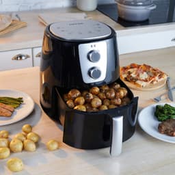 Petra 5,2L Air Fryer - Pizzaplaat & Cakevorm, Antiaanbaklaag — thumbnail 11