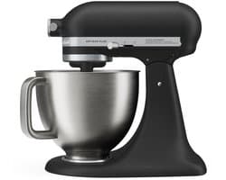 KitchenAid Artisan Plus 5KSM50PKVEBK Keukenmachine - 4,7 Liter - 325W - Kantelbare Motorkop - Gietijzer Zwart (Cast Iron Black)