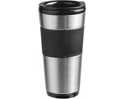 Koffiezetapparaat met thermosbeker – Compact filterkoffieapparaat, permanent filter, snelle bereiding, 420 ml to-go beker, 750W, ideaal voor camping en kantoor
