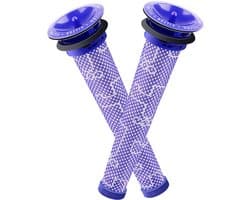 2-pack vervangende voorfilters voor Dyson - Stofzuigerfilter compatibel met Dyson V6 V7 V8 DC59 DC58. Vervangt onderdeelnummer 965661 01.