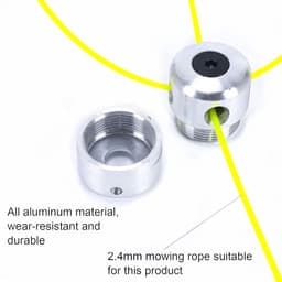 Universele aluminium maaikop – Vervangende nylon spoel, geschikt voor grasmaaier accessoires — thumbnail 5