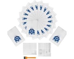25 - stuks - Geschikt voor vervangende zakken voor Miele HyClean 3D Efficiency GN Classic C1 Complete C2 C3 Series S2000 S5000 S8000 stofzuigers-blauw