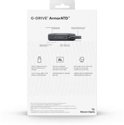 SanDisk Professional G-Drive ArmorATD -  Externe harde schijf - 2TB -  Space grijs — thumbnail 4