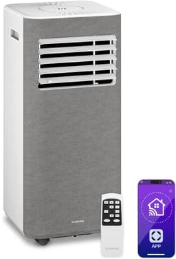 Klarstein Luchtontvochtiger AireLux 9000BTU airco - draagbaar, 3-in-1 koeling, ontvochtiger en ventilator, slimme app en spraakbesturing, energieklasse A, voor ruimtes tot 33 m², inclusief afstandsbediening en raamkit, grijs - Timer — thumbnail 5