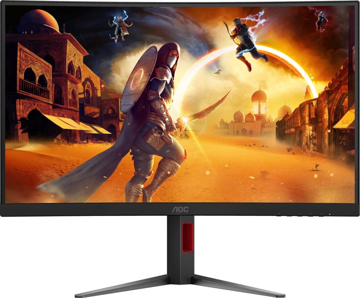 AOC C27G4ZXE - Full HD Curved Gaming Monitor - 0.3 ms - 280hz - 27 inch — afbeelding 1