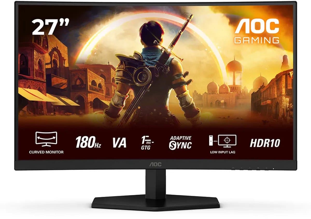 AOC G4 C27G42E - Full HD Curved Gaming Monitor - 180hz - 0.5ms - 27 inch — afbeelding 1