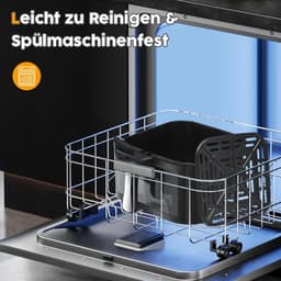 Seth Select Airfryer Oven 9L – Digitale Luchtfriteuse met Display – 6 Programma’s – Kijkvenster & Vaatwasserbestendige Mand — thumbnail 3