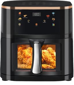 Seth Select Airfryer Oven 9L – Digitale Luchtfriteuse met Display – 6 Programma’s – Kijkvenster & Vaatwasserbestendige Mand — thumbnail 1