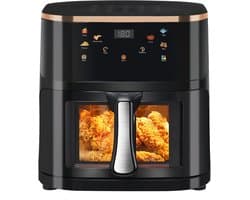 Seth Select Airfryer Oven 9L – Digitale Luchtfriteuse met Display – 6 Programma’s – Kijkvenster & Vaatwasserbestendige Mand